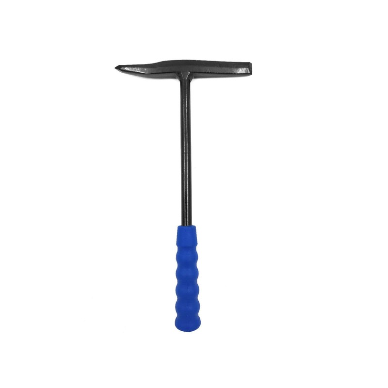 Slag Hammer, All-Steel, 350 g, Black Painted and Polished