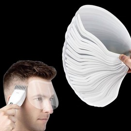 Beauty salon face covering film paper 100p face cap cut cover transparent - 100p / 미용실 얼굴가리개 필름지 100p 얼굴캡 커트커버 투명 - 100p