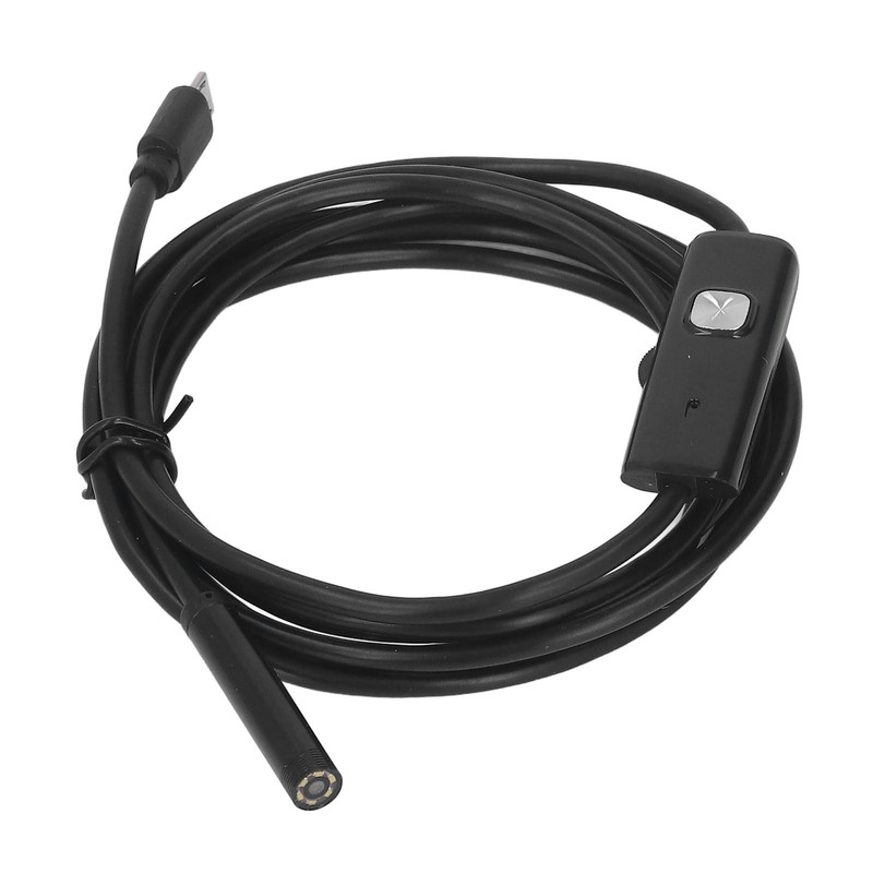 USB Industrial Endoscope with 6 LED Lights 7mm Probe Pipe