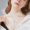 Moonstone Urn Necklaces for Ashes 925 Sterling Silver Heart Moonstone