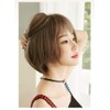 Full Wig, Short Bangs, 3D, Gradation, Hair Arrangement, Collar, Volume,