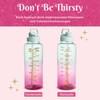 Paris Hilton Motivational Drinking Bottle 1.8 Litres in Pink/Blue –