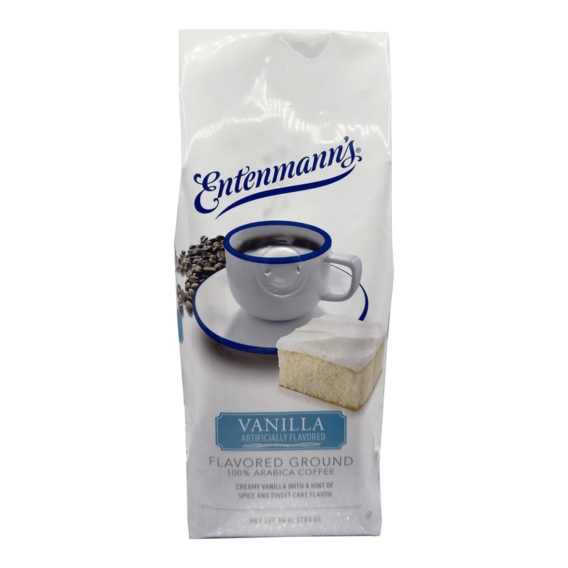 Entenmann's Coffee, Vanilla Flavored Ground Coffee, Medium Roast - 10