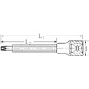 Stabilizer SF1054TX-T50 Hex Lobe Socket Long, Drive: 0.5 x 5.5