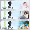 POPERFUN 50H Portable Stroller Fan, 15000mAh Ultra-Long Battery Powered Rechargeable
