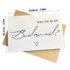 Will you be my Bridesmaid card (4 Pack)