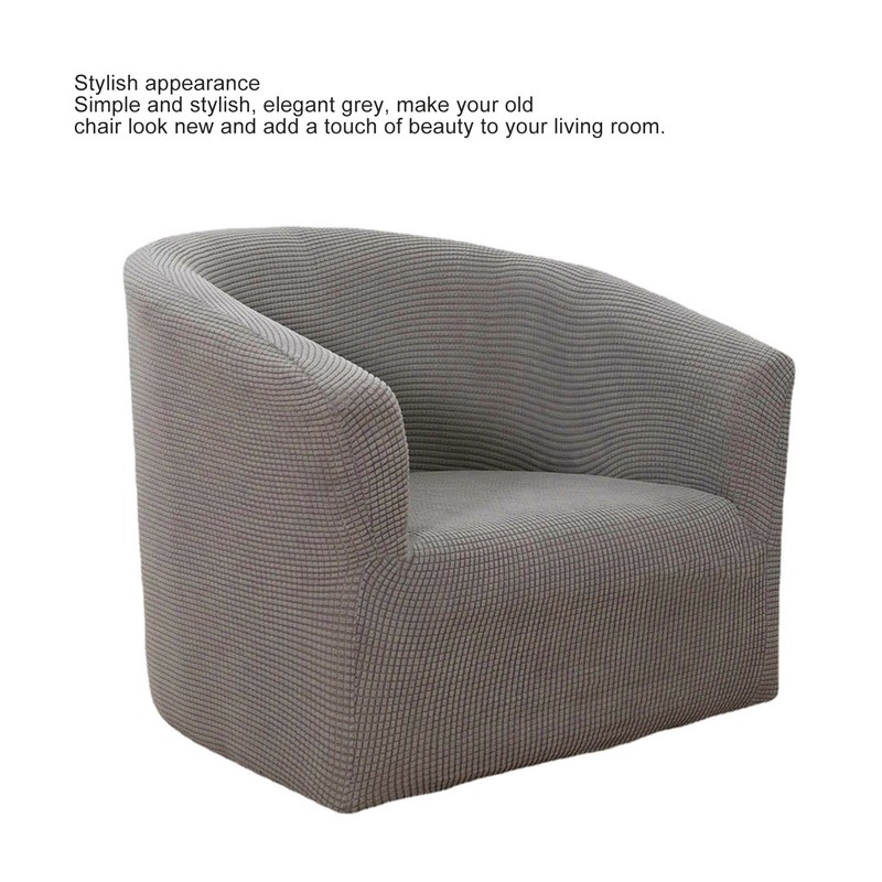 Chair Cover Polyester Stretch Chair Sofa Slipcover Removable Washable Chair