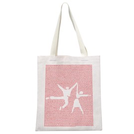 MEIKIUP Story Musical Canvas Tote Bag Tony & Maria Fans Gift Shoulder Bag Musical Lover Gift (West TB)