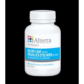 Alterra Olive Leaf Feuilles d’Olivier 60 Capsules
