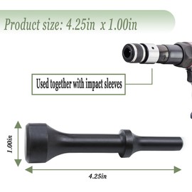 31982 Airhammer Chisel 4-Inch SmoothingAir hammer for Ingersoll Rand Series chisel Impact Tool Air Hammer Attachments Bits fit Air Hammer 1 Pcs