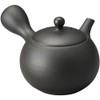 Tokoname Ware 19082 Teapot, Temari Teapot, Black Mud, Capacity: Approx.