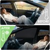WD&CD Car Curtains, Set of 2, Magnet, Light Blocking, Easy