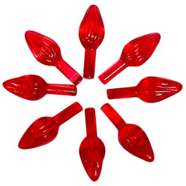 National Artcraft® Small Twist-Style Ceramic Christmas Tree Lights for Your New or Vintage Ceramic Christmas or Anytime Tree - RED