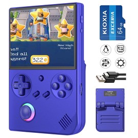 RG40XX V Handheld Game Console RG 40XXV 4.0'' IPS Screen with 64G TF Card Pre-Installed 5223 Games Supports 5G WiFi 4.2 Bluetooth Online Fighting,Streaming and HDMI Retro Emulator RG40XX