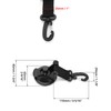 QWORK 4-Piece Suction Cup Camping Set with 4 Hooks, Suction
