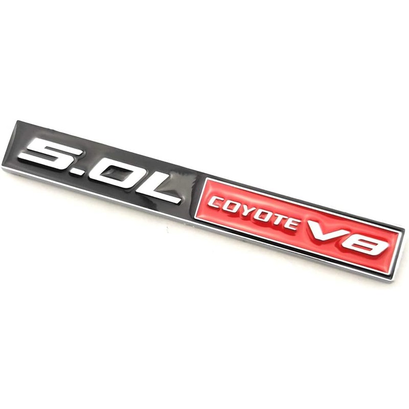 2pcs 5.0 Coyote V8 Emblem 3D Trim Fender Hook Trunk