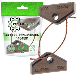 Set of 2 Dryer Carbon Brushes for Motor 30 x 16 x 4 mm with Original Code 4490380 4490381 4490382 for Miele ONIX TECH