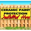 Ceramic Paint Protection Installed Here Banner 13 oz | Non-Fabric