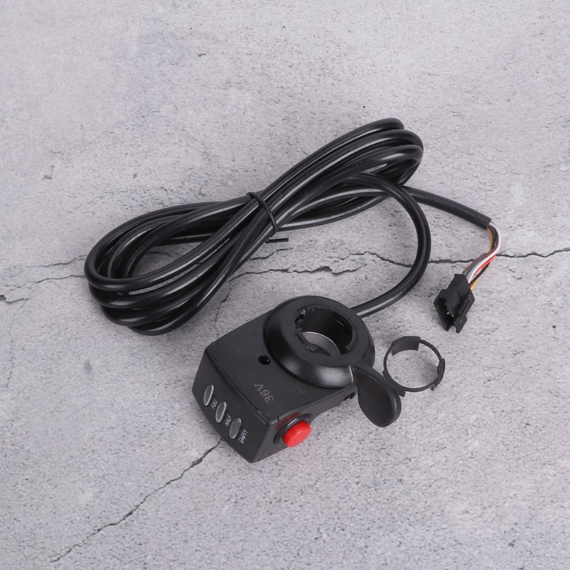 36V Plumbic Acid Electric Quantity Display Speed Regulation Thumb Throttle