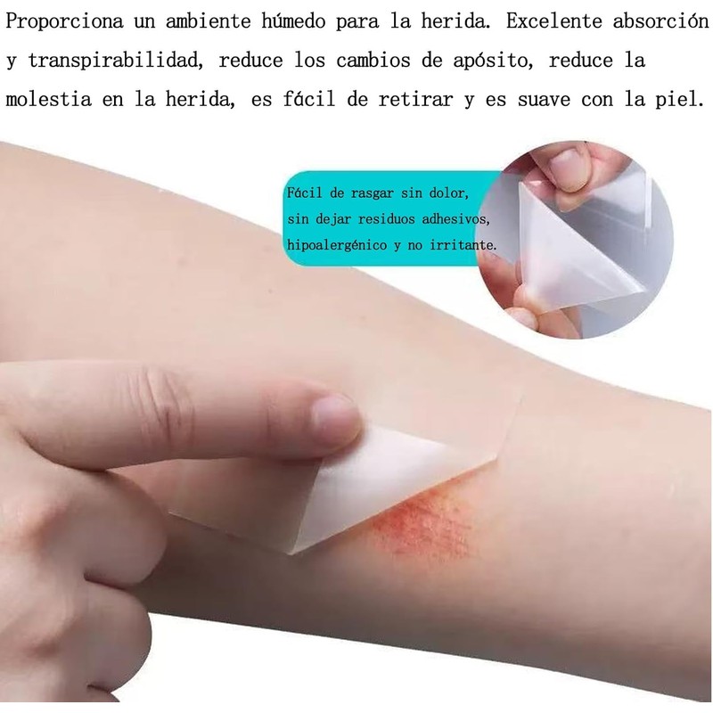 Hydrocolloid Bandage Roll, Waterproof Cut-to-Size Medical Grade Hydrocolloid Roll (2
