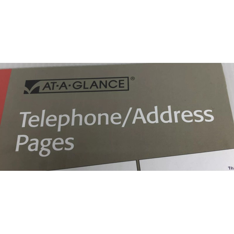 At-A-Glance #47763 Telephone/Addr
