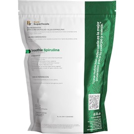 Espirulina en Polvo 100% Natural | Contenido 1kg | BULK SUPERFOODS | Alga Spirulina | Spirulina Green Powder | Alta Calidad