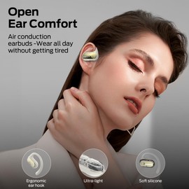 Monster Open Ear AC312 Headphones, Bluetooth 5.4, Wireless Earbuds with ENC Noise-Cancelling Mic, Immersive Stereo Sound by 16mm Large Drivers, Clear Calls, 32H Playtime, Sport Earbuds for Gym