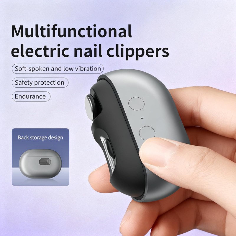 Electric Nail Clippers for Seniors,Upgraded 3 in 1 Electric Automatic