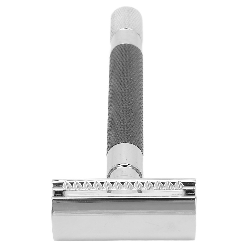 Double Edge Safety Razor Long Handle Manual Zinc Alloy Safety