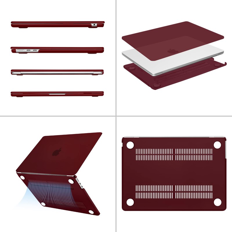 MOSISO Compatible with MacBook Air 13 inch Case 2024 2023