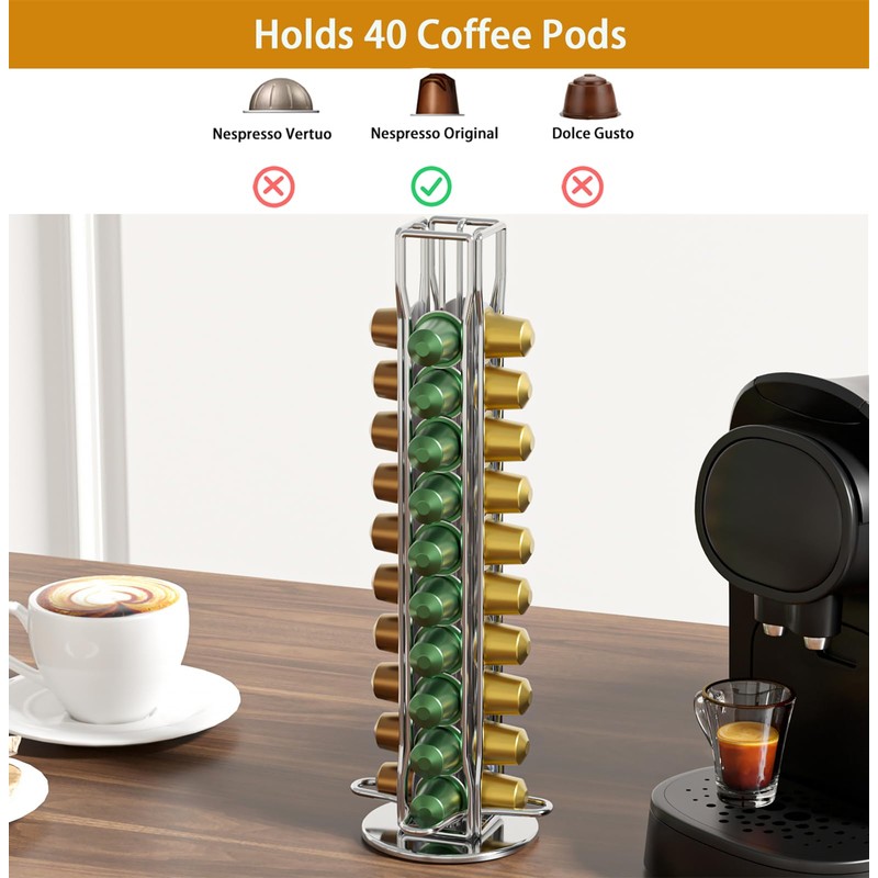 SEVENLINE - Soporte para cápsulas de café compatible con cápsulas