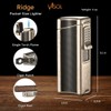 Visol Ridge Single Flame Torch Lighter with Cigar Rest (Shipped