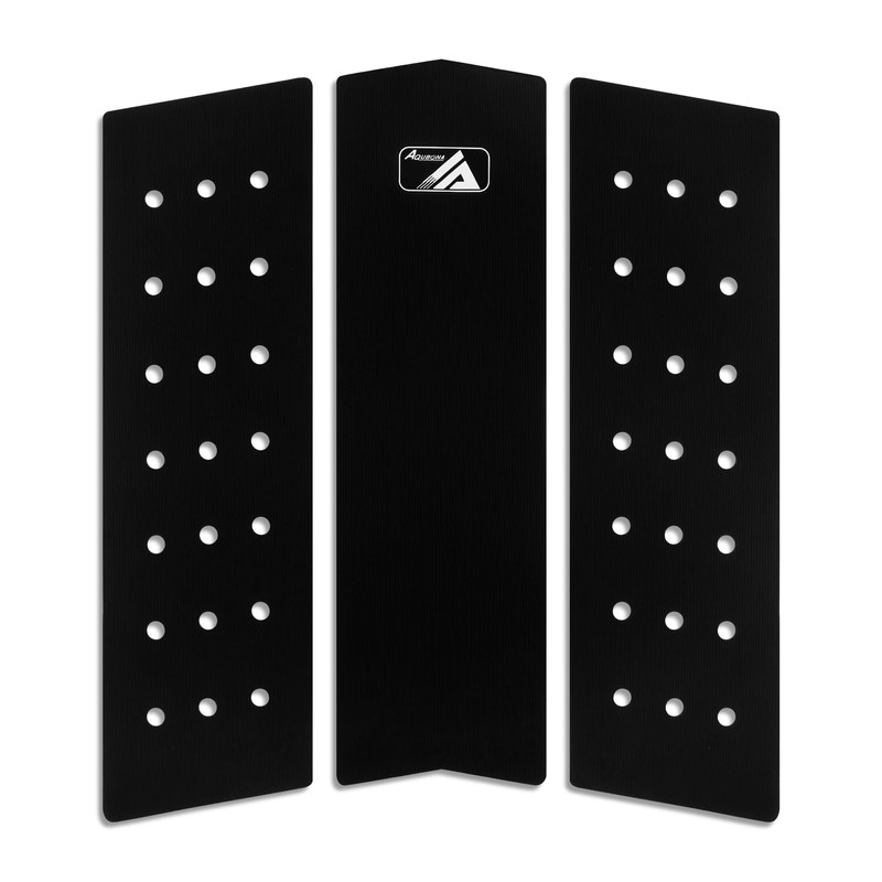 Front Deck 3 Deck Pad Black for Surboard (Black Circle)