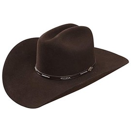 Stetson Men's 72 Llano 4X Cowboy Hat, Chocolate - 7 1/8