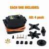 Hosyond 4Pack MG995 Servo Motors Digital RC Servo Metal Gears