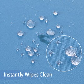 Obstal 210GSM Rectangle Table Cloth, Water Resistance Microfiber Tablecloth, Decorative Fabric Table Cover for Outdoor and Indoor Use (Sky Blue, 60 x 102 Inch)