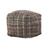 LJLB Versatile Seating Solution with Handcrafted Pouf, 250 lb Capacity,