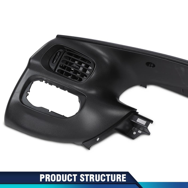 PIT66 Black Dash Pad Bezel Compatible with Ford F150 1997-2003/
