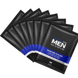 Mens Face Mask Set 8PCS, Face Masks for Men, Hydrating Facial Mask