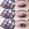 SUAKE Purple Eyeshadow Palette for Eye Makeup,High Pigmented Silver White