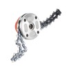 Walfront Multifunctional Spiral Chain Trimmer Head Replacement Head Garden Lawn