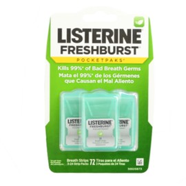 Listerine Frshbrst Pktpks Listerine Freshburst - Bolsas de papel de limusina (72 unidades)