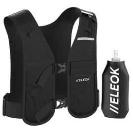 ELEOK Running Vest for Women & Men – Lightweight and Durable Hydration Vest with Water Bottle – Running Water Vest for Jogging, Marathon, Workout, and Fitness.