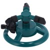 Fdit Lawn Sprinkler 360 Degree Rotatable Yard Sprinkler Irrigation Tool