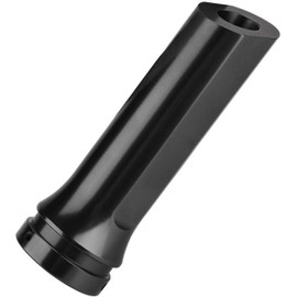 Cubierta del freno de mano Cubierta del protector del freno de mano Universal Auto Car Aleación de aluminio Cubierta del freno de mano Protector de la manija Funda del freno de mano(Negro)