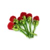 6 Pieces Rose Flower Shaped Professional Cosmetic Make Up Brushes,