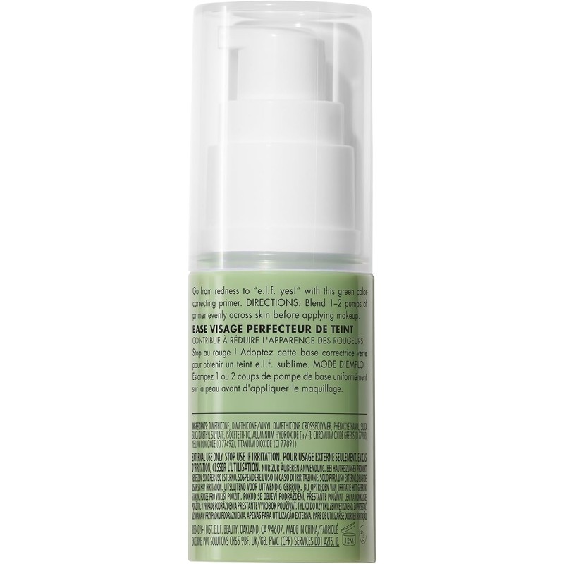 e.l.f. - Prebase facial Studio Mineral Infused, ajuste de tono
