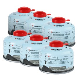 BlueFire Isobutane Fuel Canister Butane Propane Blend Fuel 100 Gram Camping Stove Fuel Gas Canister 3.53oz(6 Packs)