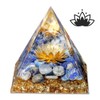 XIANNVXI XIANNVXI Lapis Lazuli Healing Crystals Tower,Lotus Flower Tower,Orgonite Orgone