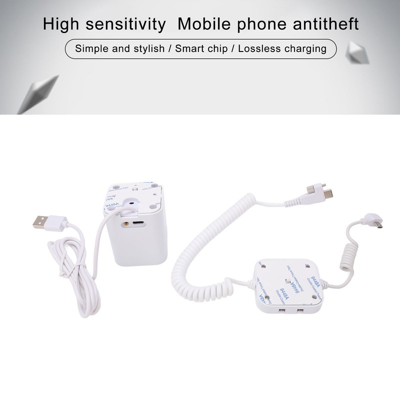Anti Theft Display Stand 95‑120dB Security Alarm Fast Charging Claw